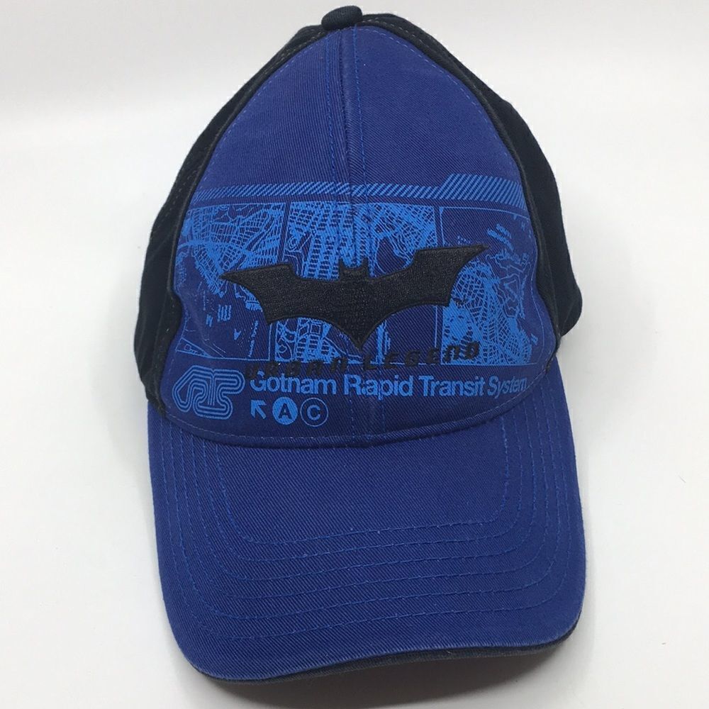 Batman Begins Urban Legend Gotham Rapid Transit System youth baseball cap hat